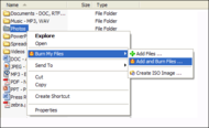 Burn My Files screenshot